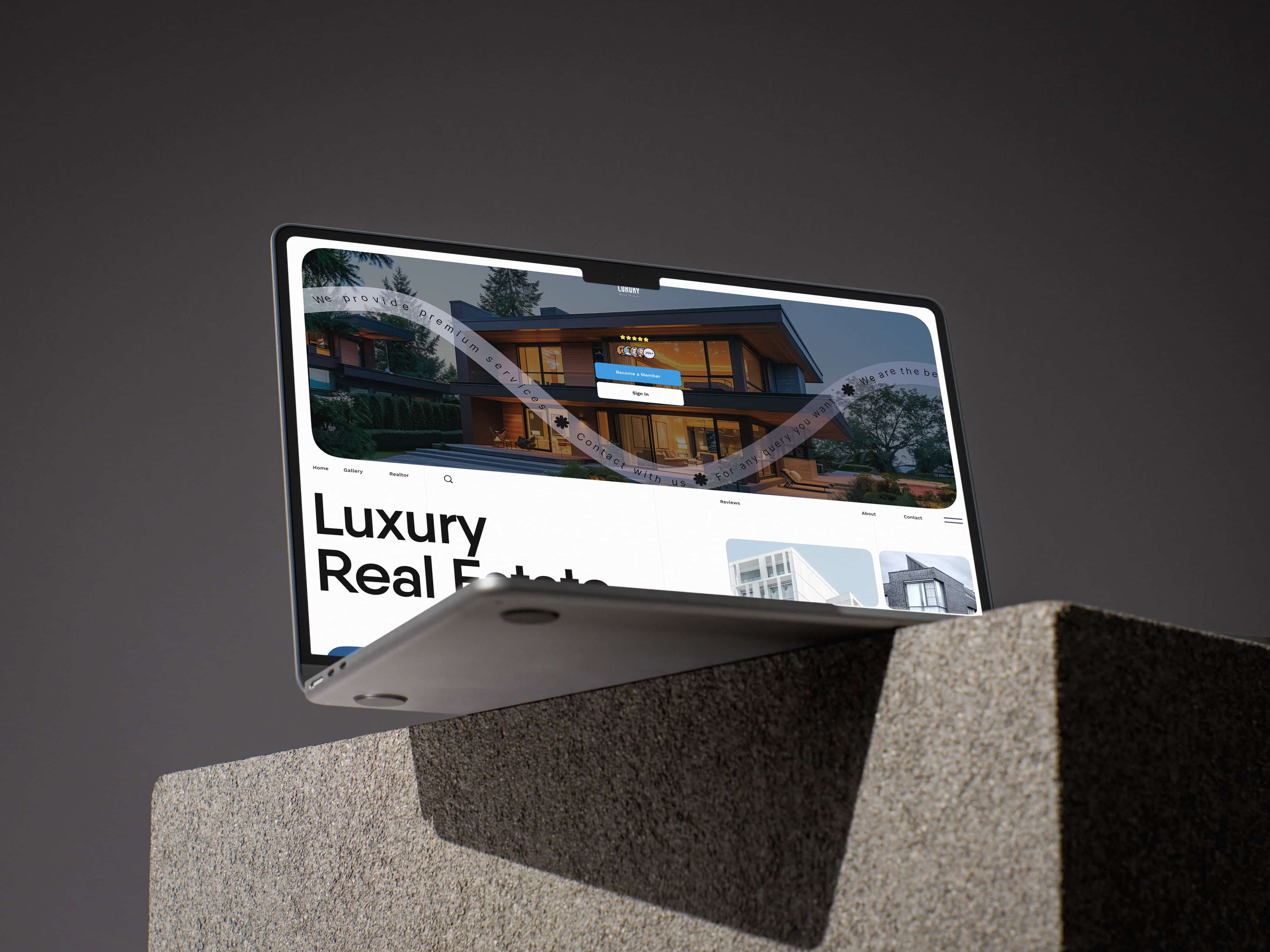 Real estate website ui design for more client reach